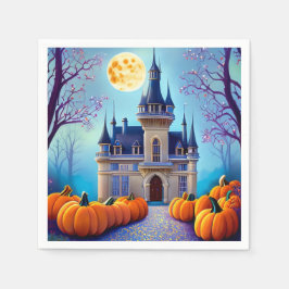 Oogst Moon Pumpkin Castle Paper Servet