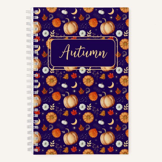 Oogst Moon Spiral Notitieboek (Voorkant)