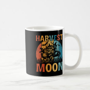 Oogst Moon Truck Halloween Pompoenen Koffiemok