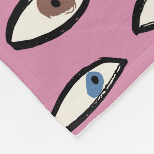 Oogst naadloos patroon, achtergrond met hand getro fleece deken (Hoek)