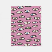 Oogst naadloos patroon, achtergrond met hand getro fleece deken (Voorkant)