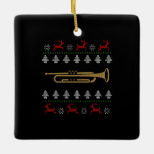 Oogst op kerst - Trumpet Keramisch Ornament