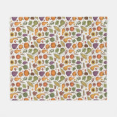 Oogst Overvloed Herfst Vintage Fleece Deken (Voorkant (Horizontaal))