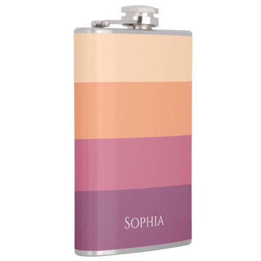 Oogst palet-sip in stijl deze herfst- heupfles (Rechts)