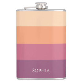 Oogst palet-sip in stijl deze herfst- heupfles