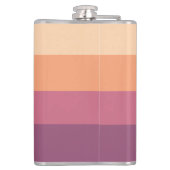 Oogst palet-sip in stijl deze herfst- heupfles (Achterkant)