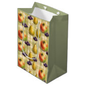 Oogst Pearen, Appels & Druiven Cadeautas (Voorkant Gekanteld)