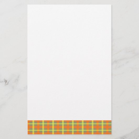 Oogst Plaid Briefpapier (Voorkant)