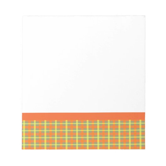 Oogst Plaid Notitieblok (Voorkant)