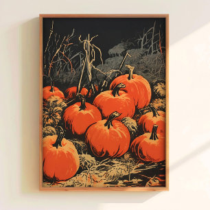 Oogst Pompoen Poster Download Halloween Pompoen