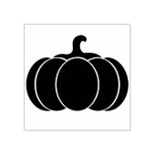 Oogst Pompoen Silhouet Rubberstempel (Afrduk)