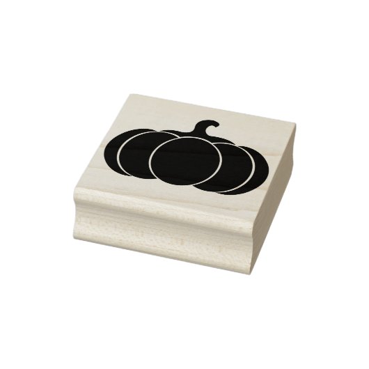 Oogst Pompoen Silhouet Rubberstempel (Stempel)