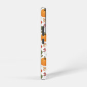 Oogst pompoenen en herfst bladeren patroon samsung galaxy hoesje (Rechterkant)