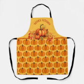 Oogst pompoenpleister schort (Voorkant)
