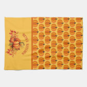 Oogst pompoenpleister theedoek (Horizontaal)