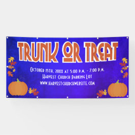 Oogst Pumpkin Trunk of Treat Banner