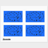 Oogst. Rechthoekige Sticker (Vel)