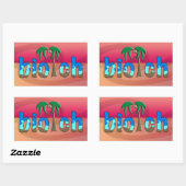 Oogst. Rechthoekige Sticker (Vel)