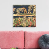 Oogst, Rijnschool Canvas Afdruk (Insitu (Woonkamer))