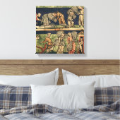 Oogst, Rijnschool Canvas Afdruk (Insitu (Slaapkamer))