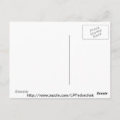 Oogst Scarecrows en Ghost Briefkaart (Achterkant)