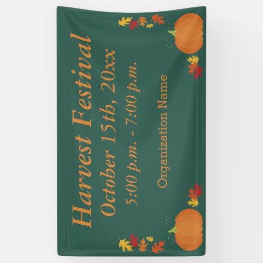 Oogst Spandoek (Verticaal)
