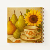 Oogst stilleven - Herfstreflecties Notitieboek (Achterkant)