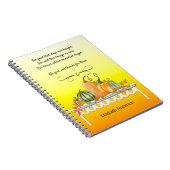 Oogst Tafeltje Thankful Blessing Spiral Notitieboe Notitieboek (Rechterzijde)