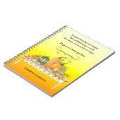 Oogst Tafeltje Thankful Blessing Spiral Notitieboe Notitieboek (Linkerzijde)