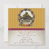 oogst Thanksgiving Invitaties in het binnenste Kaart (Voorkant)