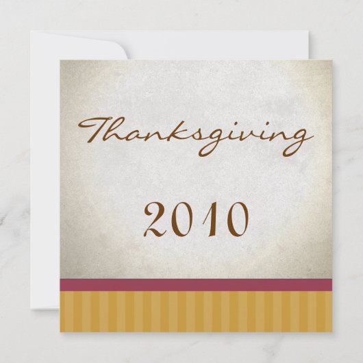 oogst Thanksgiving Invitaties in het binnenste Kaart (Achterkant)