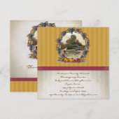  oogst Thanksgiving Invitaties in het binnenste Kaart (Voorkant / Achterkant)
