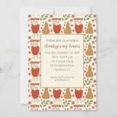 Oogst Thanksgiving Uitnodiging  (Voorkant)