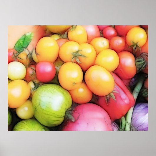 Oogst Tijd - Tomaten! Poster (Voorkant)