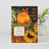 Oogst-tijduitnodiging Kaart (Staand voorkant)