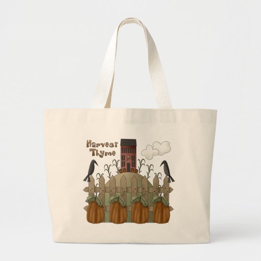 "Oogst tijm" herfst Canvas tas (Voorkant)