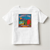 Oogst Time Apple Label - Yakima, WA Kinder Shirts (Voorkant)