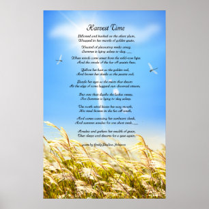 Oogst Time Poem Poster