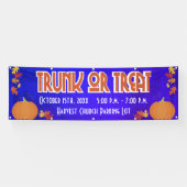 Oogst Trunk of Treat Banner (Horizontaal)