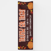 Oogst Trunk or Treat Spandoek (Verticaal)