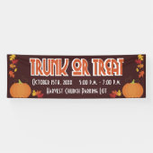 Oogst Trunk or Treat Spandoek (Horizontaal)