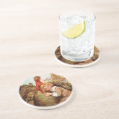  oogst Turkije Zandsteen Onderzetter (Zijkant)