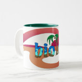 Oogst. Tweekleurige Koffiemok (Voorkant links)