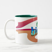 Oogst. Tweekleurige Koffiemok (Links)