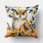 Oogst Uil & Herfst Glow Omkeerbaar Kussen (Voorkant)
