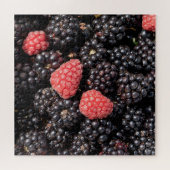 Oogst van bramen en frambozen legpuzzel (Horizontaal)