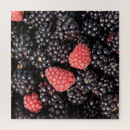 Oogst van bramen en frambozen legpuzzel (Verticaal)