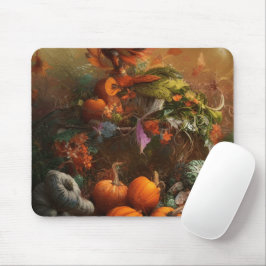 Oogst van Dankbaarheid Thanksgiving Schilderen Muismat