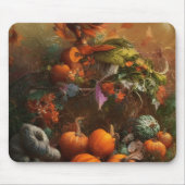 Oogst van Dankbaarheid Thanksgiving Schilderen Muismat (Voorkant)