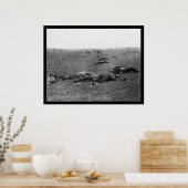 Oogst van de Dood in Gettysburg, PA 1863 Poster (Keuken)